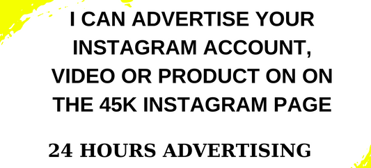 24 HOURS ADVERTISING ON 45 THOUSAND INSTAGRAM PAGES